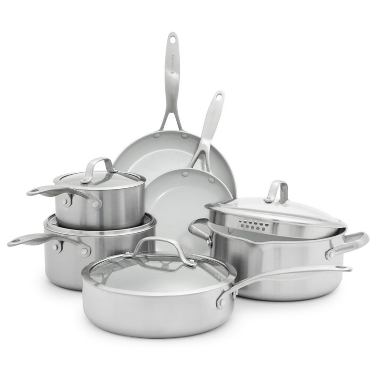 GreenPan Venice Pro Tri-Ply Stainless Steel Healthy Ceramic