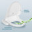 Smart Heated Toilet Seat with Self-Cleaning Nozzle