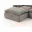Canapé modulaire surdimensionné de 129,8 po de large avec canapé modulaire True Relax Comfy et sièges larges et profonds-1920096925