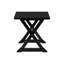 Table d'appoint, bout, table d'appoint, carré, table de chevet, chambre à coucher, lampe, placage noir, transitionnel-39492197