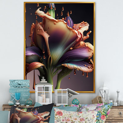 " Red Gladiolus Flowers III "