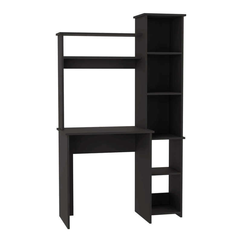 Ensemble de bureau 2 pièces, bibliothèque Do²a + bureau Aramis, Noir