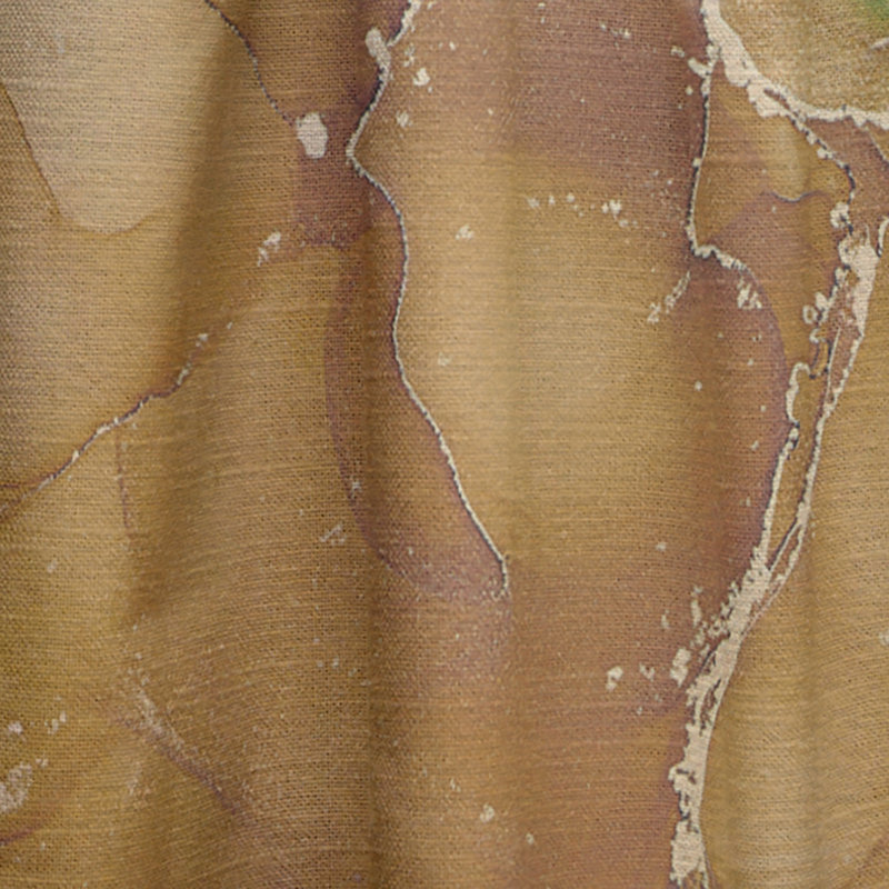 Art abstrait fluide de luxe brun - rideau abstrait obscurcissant - 1 panneau, L 52 po x L 95 po
