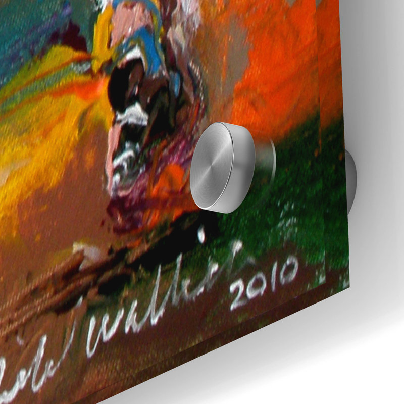 "Roberto Clemente" par Richard Wallich, H 36 po x l 24 po x P 0,2 po