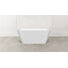 Vetralla Painted 58-3/4" x 29-1/8" Freestanding Soaking Bathtub in Volcanic Limestone™ with Overflow Hole