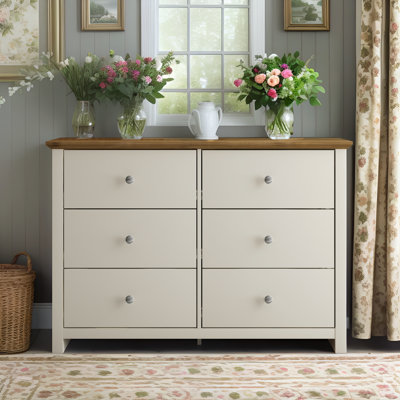 Tevrat 6 Drawers Double Dresser