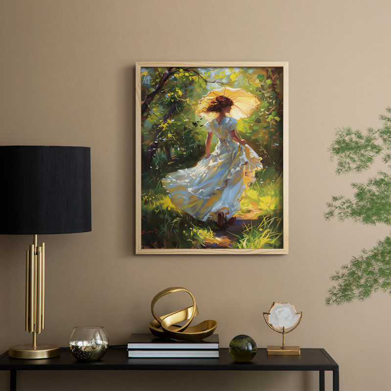 «WOMEN Series DCCDXCIV», reproduction encadrée - bois massif, Naturel, H 21 po x l 17 po