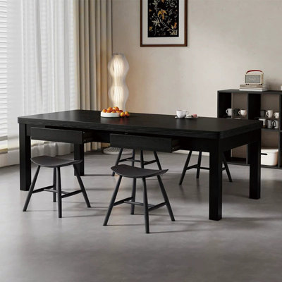 Solid wood multifunctional table set