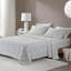 Ensemble de draps à motif floral rouille-117539152