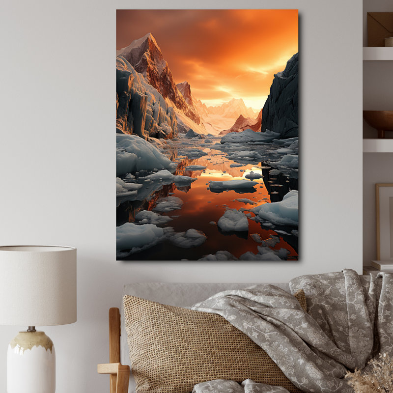 Paysage et nature, art mural sur toile, H 32 po x l 24 po, Toile tendue