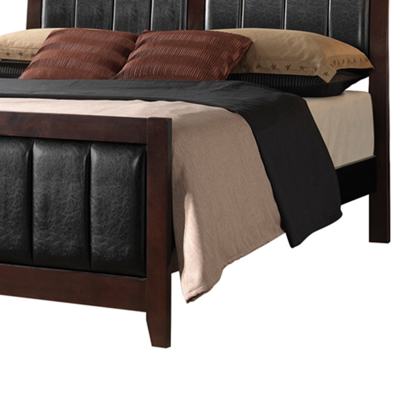 Vegan Leather Bed, California king