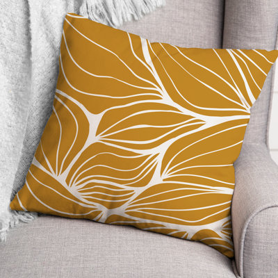 Floral Outdoor Reversible Throw Pillow