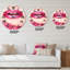 Gros plan sur Golden Woman Lips II - horloge murale moderne-93602117-93602115