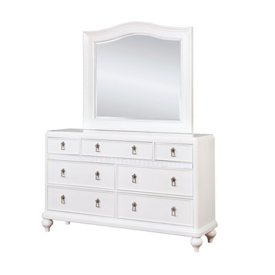 Annistyn 7-Drawer Double Dresser with Mirror