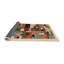 Tapis gris/beige/rouge contemporain-1947911939