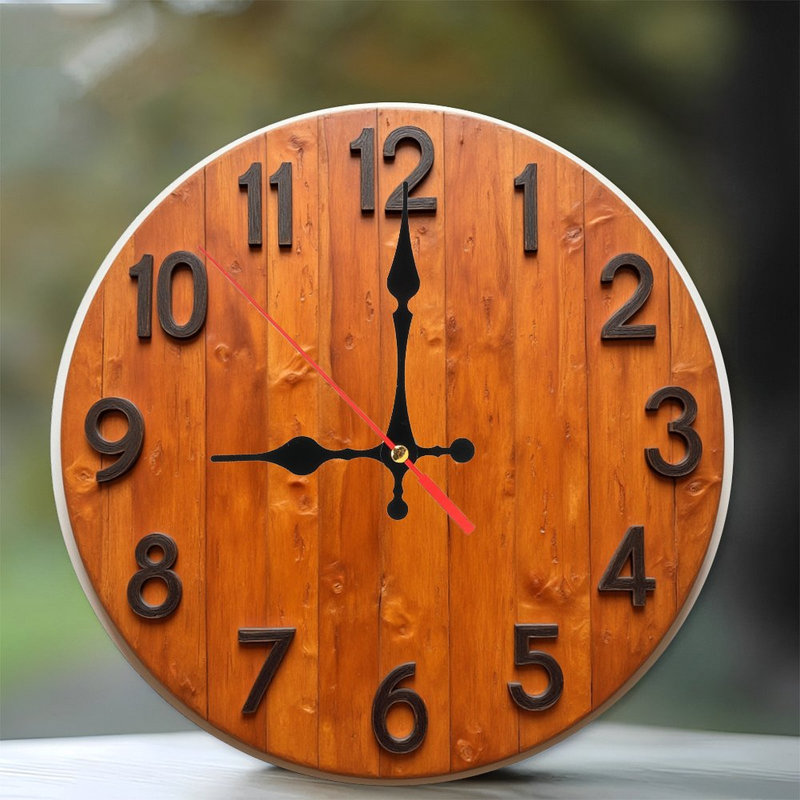 Horloge murale rustique