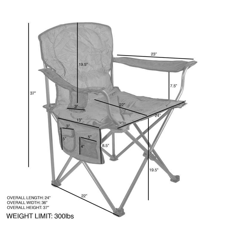 Madeira Folding Camping Chair with Cushions