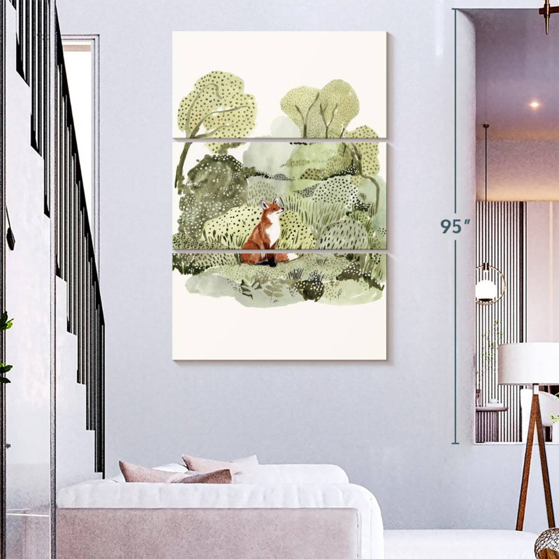 Brampt Fox Glen I, 74" H x 48" W