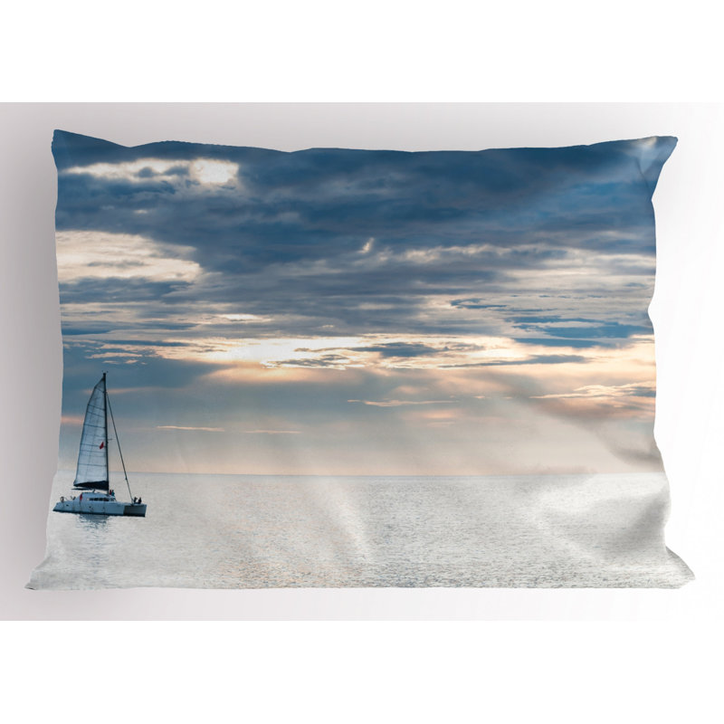 Narwhal Polyester Sham Set, Twin