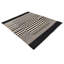 Tapis noir et blanc Jessen