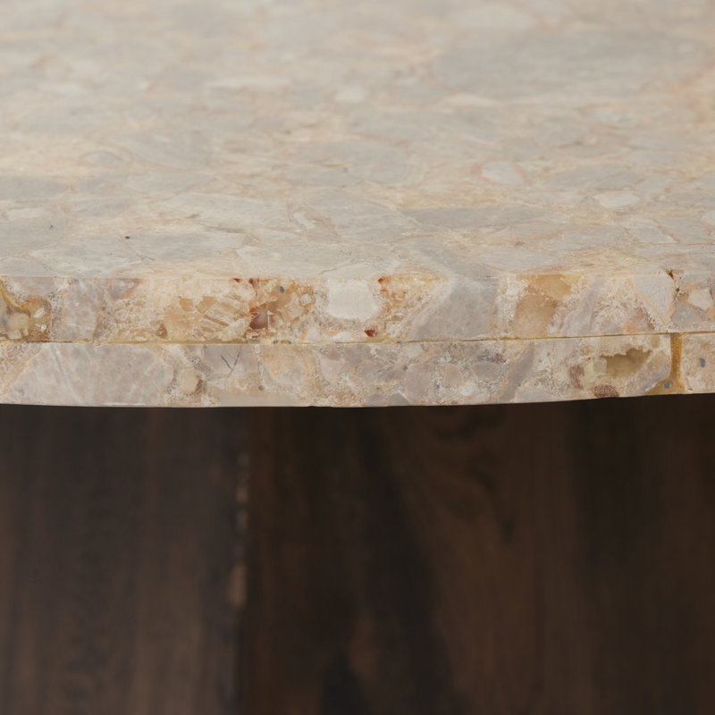Brisa Round Stone Dining Table