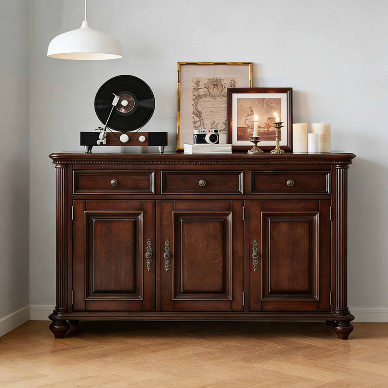 European style retro living room shoe cabinet