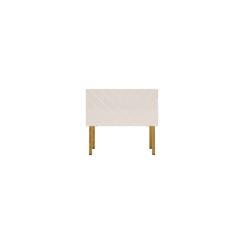 Antich 50cm W Manufactured Wood Bedside Table