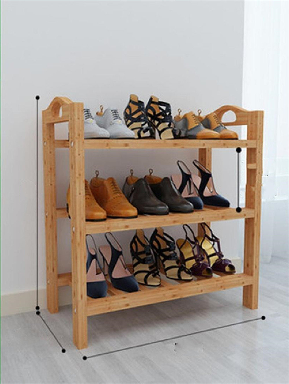 9 Pair Shoe Rack Rebrilliant