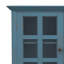 Armoire de rangement transitionnelle en bois massif de 39 po de largeur Acadian avec portes en verre et tablettes réglables