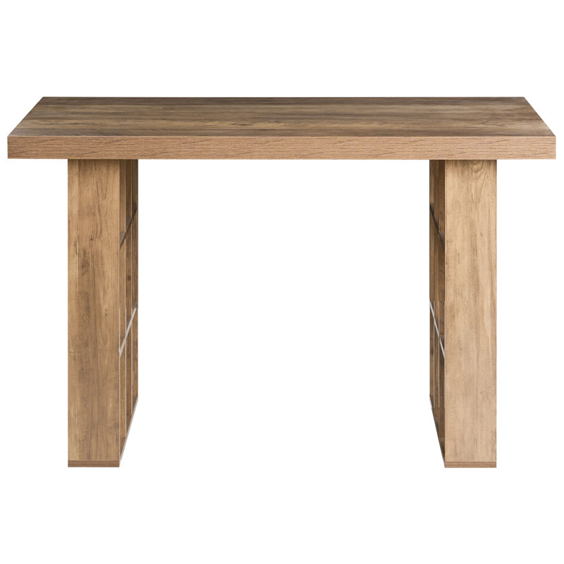 ELURA Particle Board / Chipboard Executive Desk, Brown