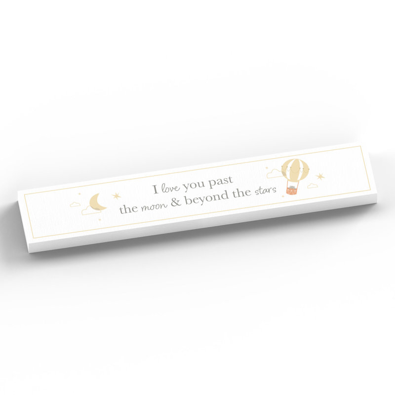 Verica Text & Numbers Letter Block, White/Yellow