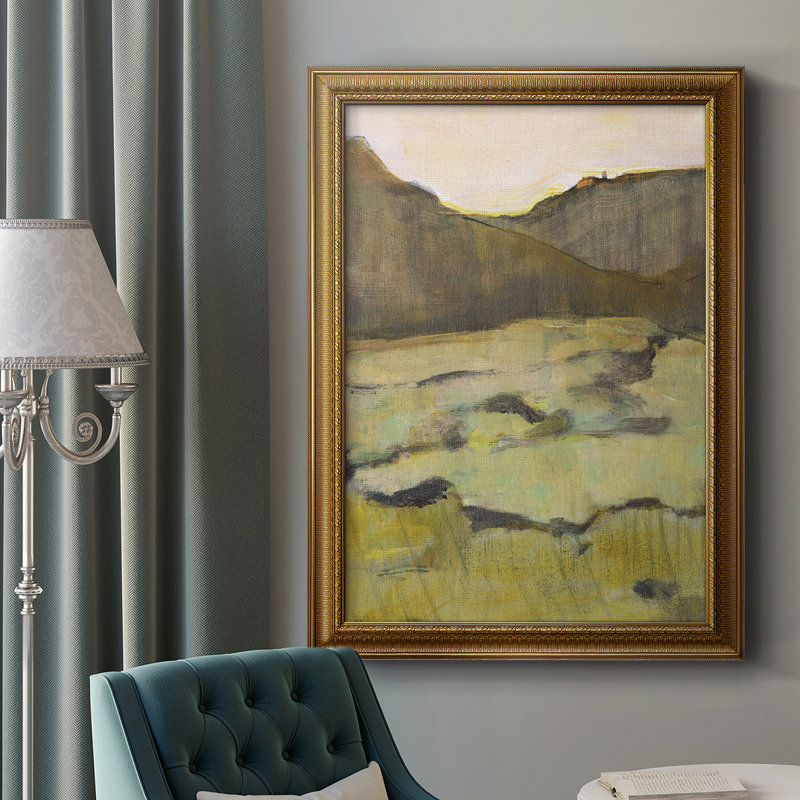 Toile encadrée de qualité supérieure Desert Road Trip IV - prête à être accrochée, H 20 po x l 16 po x P 2,5 po