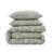 Ensemble d'édredon réversible vert Stonebrook-106535619