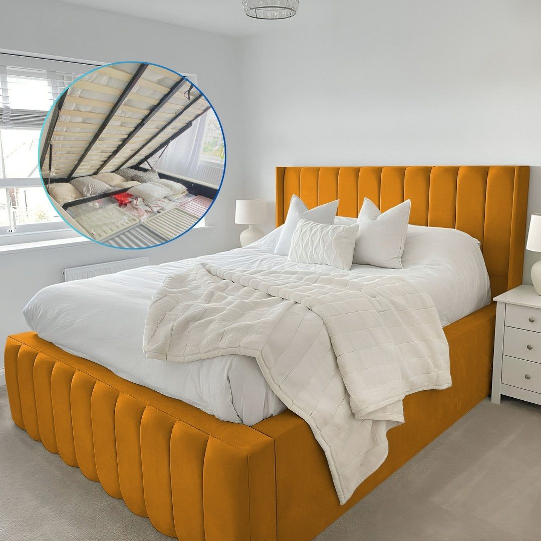 Britainsleep Nova Upholstered Ottman Storage Bed Frame | Wayfair.co.uk