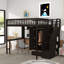 Lit mezzanine Gunjan avec bibliothèque, tiroirs, bureau et garde-robe-590346662-590346664