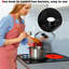 Plaque de cuisson électrique Karinear 110v avec prise, 12 pouces, 2 brûleurs, commande à bouton