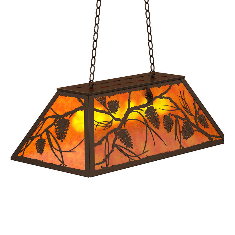 Jacklyn 6 - Light Pendant, Timeless Bronze, Amber