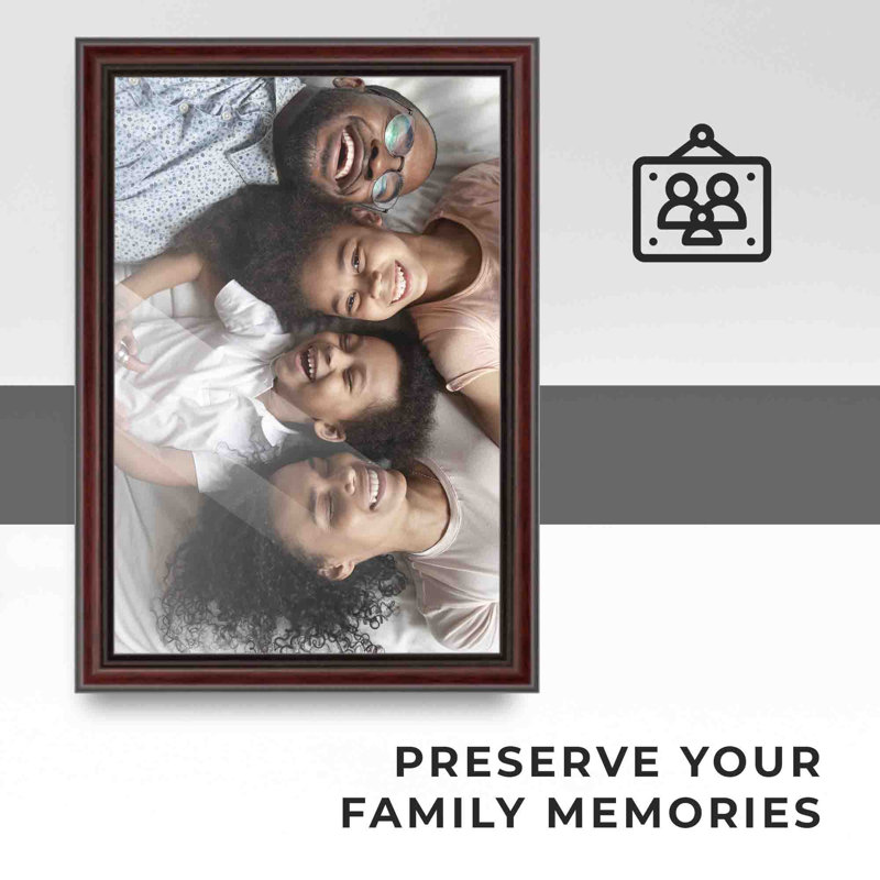 Black Solid Wood Picture Frame, 10" x 18"