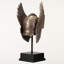 Figurine de casque en bronze coulé à froid 9,25 pouces de hauteur Valkyrie
