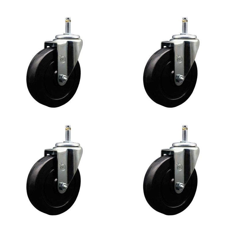 Soft Swivel Grip Ring Stem Caster