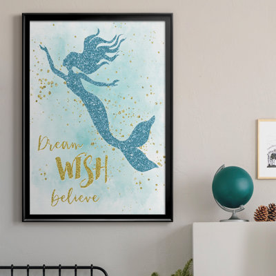 «Dream Wish Believe», art textuel sur toile