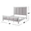 Lit tapissier standard gris Dwerg-1161444957
