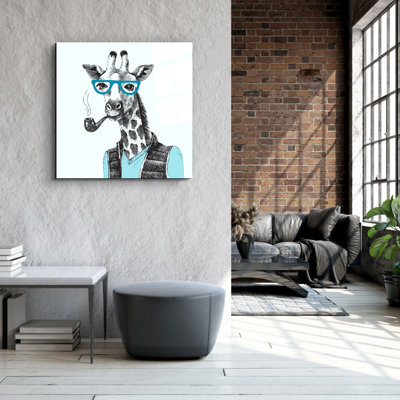 Superbe peinture décorative en verre trempé 23,6 po x 23,6 po | 100% verre trempé, épaisseur: 0,16 pouce | Impression UV pour des couleurs éclatantes | Art mural parfait pour la décoration de la maison ou du bureau, design moderne et élégant