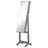 Modern Floor Standing Jewelry Cabinet, Lockable Jewelry Organizer With Full-Length Mirror