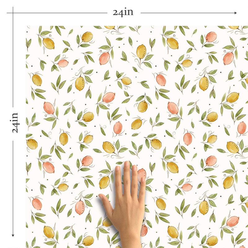 Peel & Stick Floral Tile, 126" L x 24" W