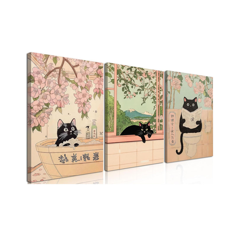 3 Piece Wrapped Canvas Set