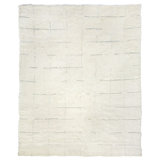 Moroccan Wool Geometric Area Rug in Gray