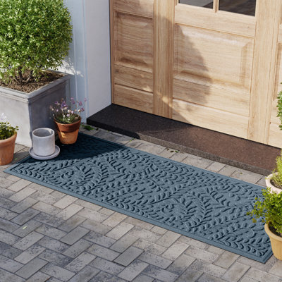 WaterHog Boxwood 22 in. x 60 in. Indoor Outdoor Runner Doormat