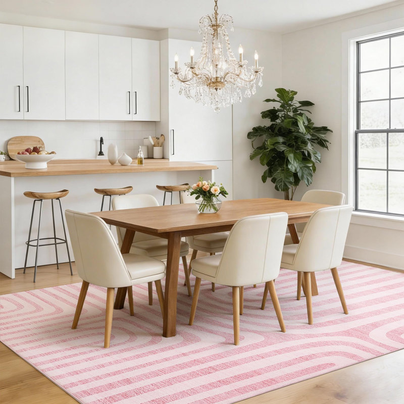 Area Rugs, Abstract Modern Washable Rugs, Non-Slip Low-Pile Soft Floor Carpet for Bedroom, Living Room, Dining Room