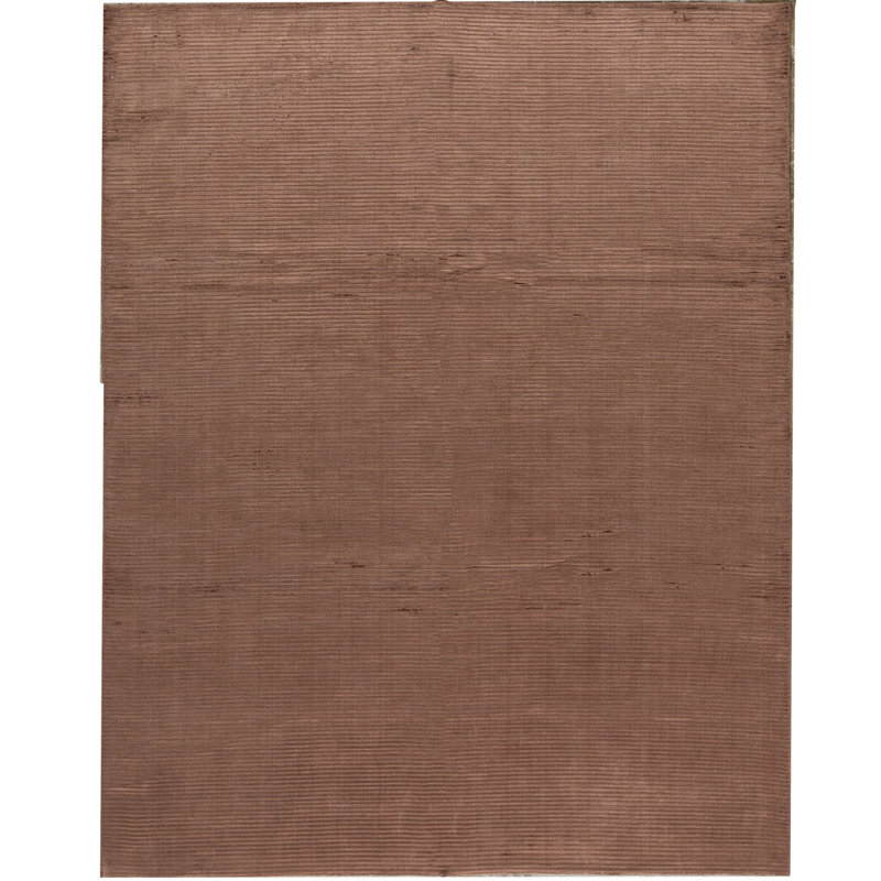 Striped Area Rug in Brown